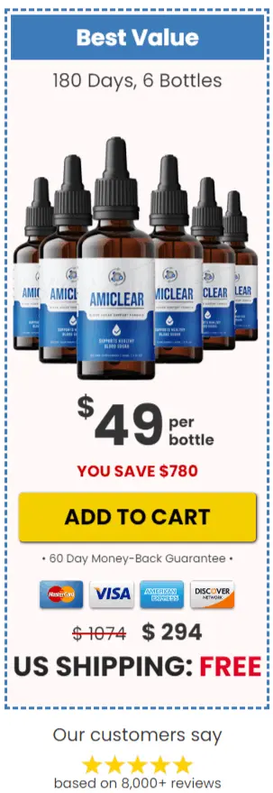 Amiclear buy 6 bottle